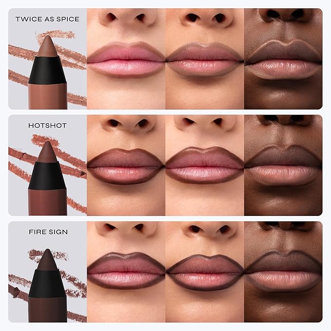 Milani Keep It Full Plumping Lip Liner - Long-Lasting Creamy Pencil for Visibly Fuller Lips - 8-Hour Wear with Chili Extract & Maxi-Lip - Vegan & Cruelty-Free, Made in USA, Hotshot
