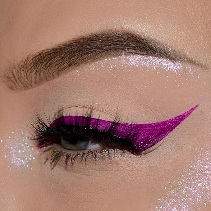 Neon Fuchsia Waterproof Eyeliner Pen, 8 Colorful Shades, Smudge-proof, Matte Finish, Long-wearing