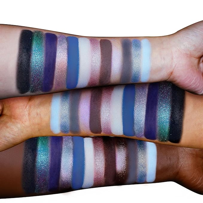 Professional Super Shiny 12 Color Eyeshadow Palette, Multichrome Chameleon Eyeshadow Makeup, Sparkle Duochrome & Matte Eye Shadow,Long Lasting,Easily Blendable,Highly Pigmented, Vegan