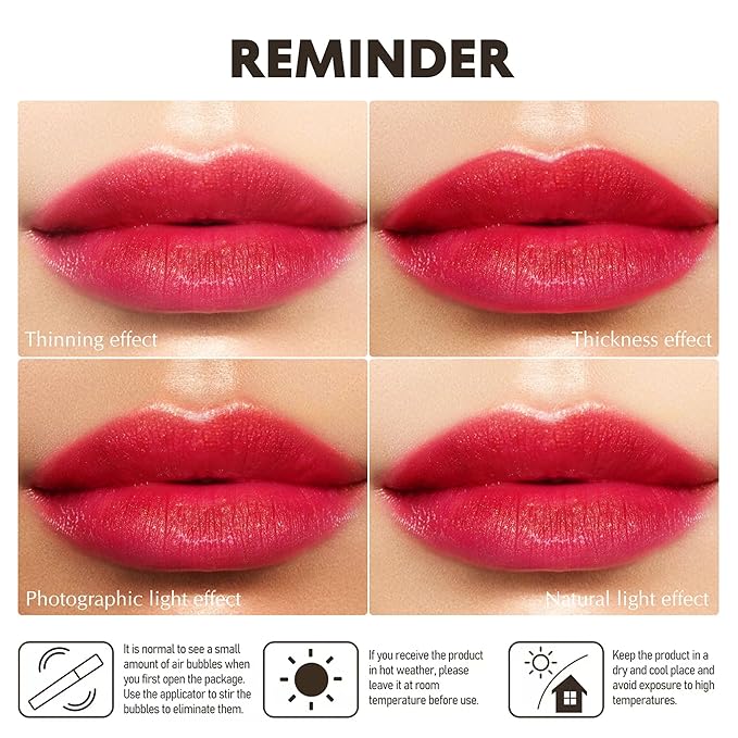 Depuplum Purple Red Lipstick Moisturizing for Women Shimmer Tinted Lip Balm Hydrating Nourishing Mauve Lip Gloss Vegan& Cruelty Free Lip Makeup, ZG113 Flame