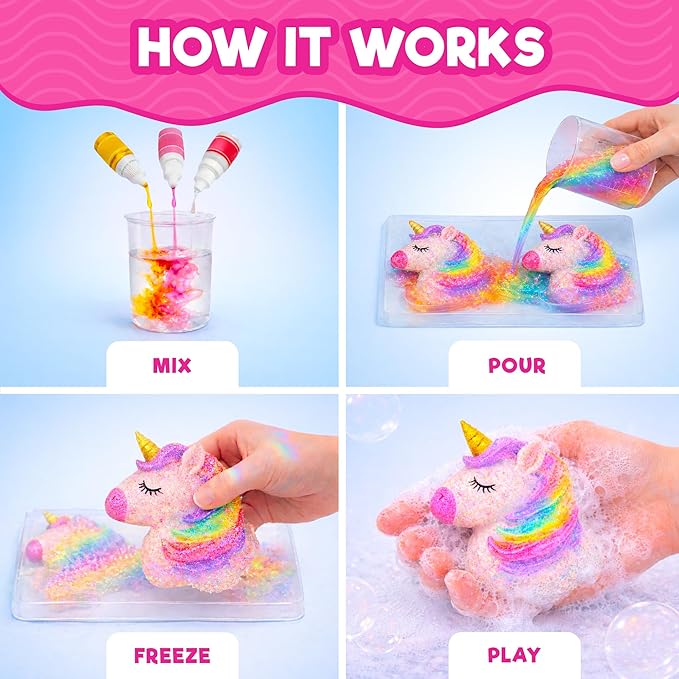 Doctor Jupiter Princess Glitter Soap Making Kit for Kids, DIY Crafts for Girls Ages 4-5-6-7-8 | Princess Toys, Birthday Gift Ideas for 4+ Year olds | 25+ Soap Recipes