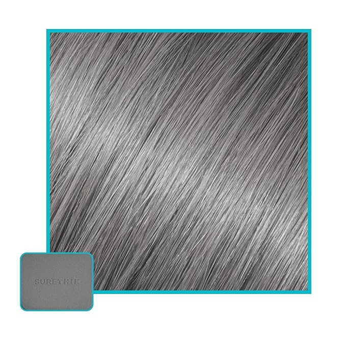 SURETHIK 4-in-1 Premium Hairline Powder Kit - Conceal Thinning Hair, Root Touch-Up, Highlight Refresher & Eyebrow Enhancer for Men and Women (Grey)