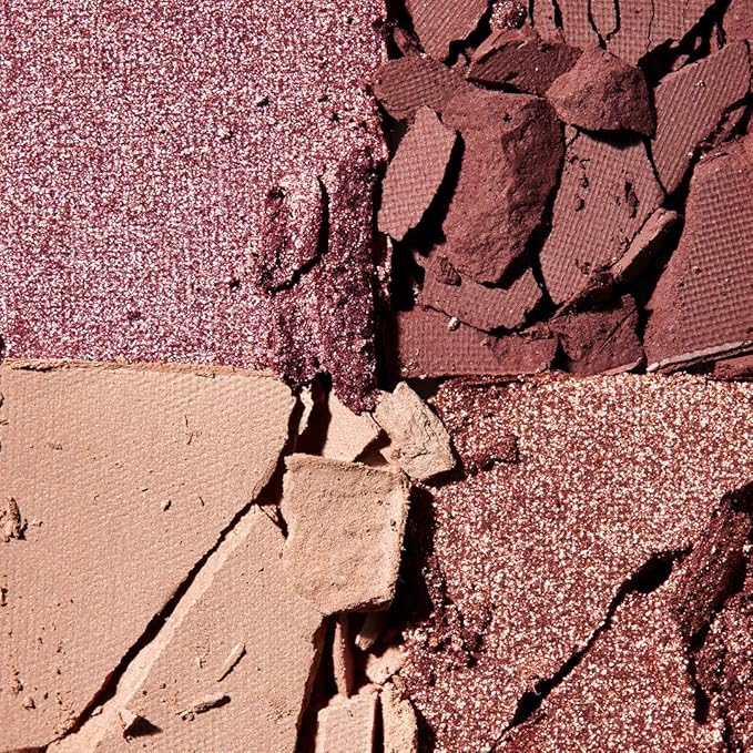 e.l.f. Creamy Blendable/Ultra-Pigmented/Easy to Apply/Matte & Shimmer Bite-Size Eyeshadows, Berry Bad, 0.12 Oz