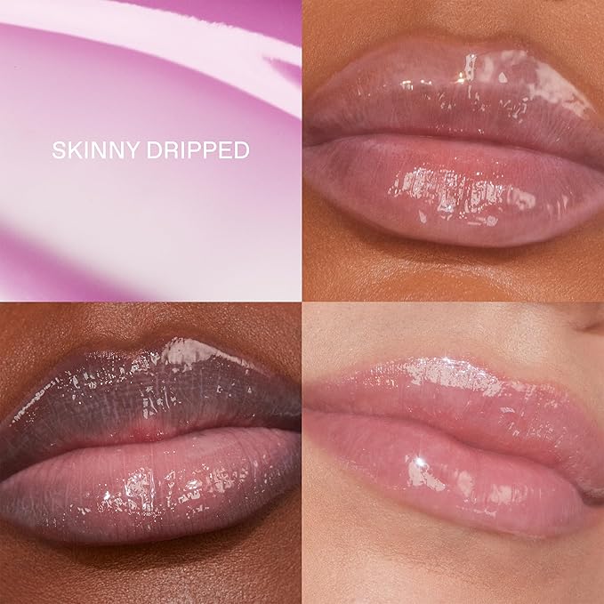 r.e.m. beauty by ariana grande | Essential Drip Glossy Balm in Skinny Dipped | High Shine Nourishing Lip Balm | Hydrating Hyaluronic Acid | Smooth Glossy Finish
