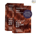 Madison Reed Radiant Hair Color Kit - 6NCG Medium Golden Red with Copper Tones (Sardinia Red), Dimensional Gray Hair Blending Permanent Hair Dye, PPD-Free & Ammonia-Free, 2 Pack