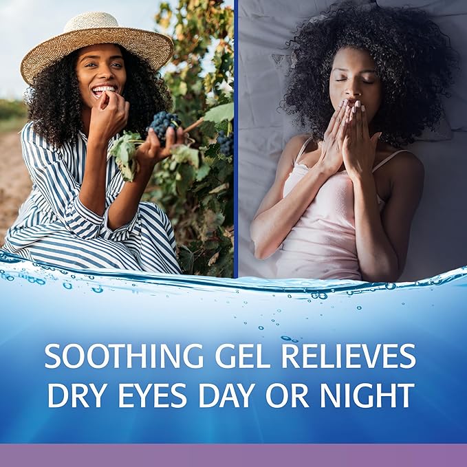 Refresh Optive Gel Drops Lubricant Eye Gel For Dry Eyes, 0.33 Oz Sterile