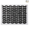 5D 20mm Lashes Faux Mink Eyelashes Fluffy Dramatic False Lashes Wholesale Pack