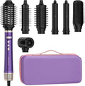 TASNEEM 7 in 1 Hot Air Styler with Auto-Wrap Curlers, Blow Dryer Brush, Ionic Hair Dryer, Straightener & Volumizing Brush, Styling Without Heat Damage, Travel Case, Frizz-Free Hair Styler