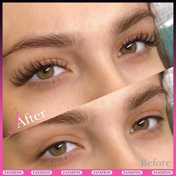 DIY Lash Extension Kit Natural Look Wispy Lash Clusters D 154 pcs Lashes Clusters 8-16 mm Eyelash Extension Kit Lash Bond and Seal Lash Tweezers Individual Lashes Lash Cluster Kit For Beginners