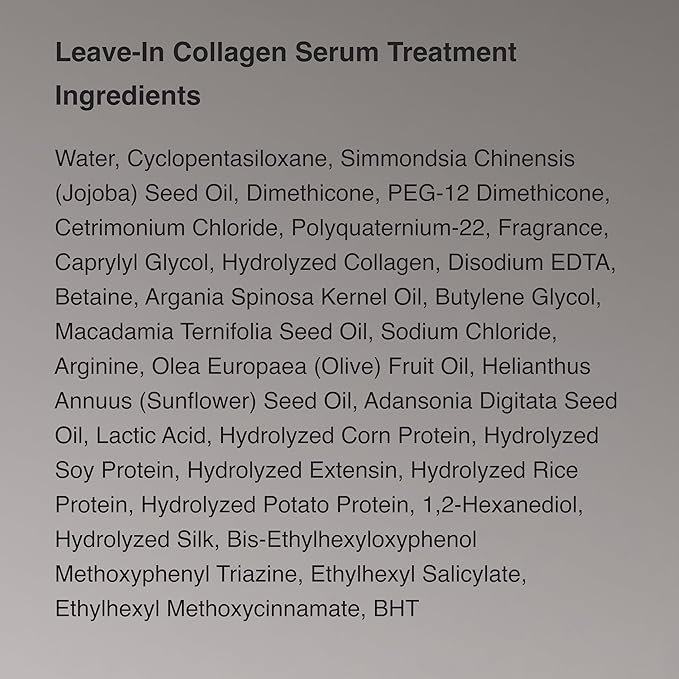 Leave-In Collagen Serum Treatment 200ml – Hydrating & Nourishing Mist for Dry & Frizzy Hair – Lightweight No-Rinse Formula with Protein & Oil Layer, Valentine's Day Gifts for Woman