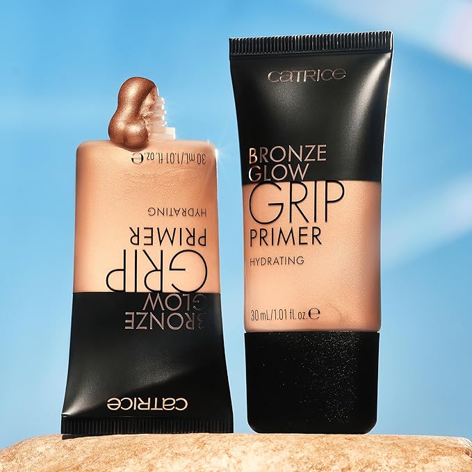 Catrice Bronze Glow Grip Primer | Hydrating Formula for Longlasting Makeup & Radiant Bronzed Base | Hyaluronic Acid & Coconut Water | Vegan & Cruelty Free