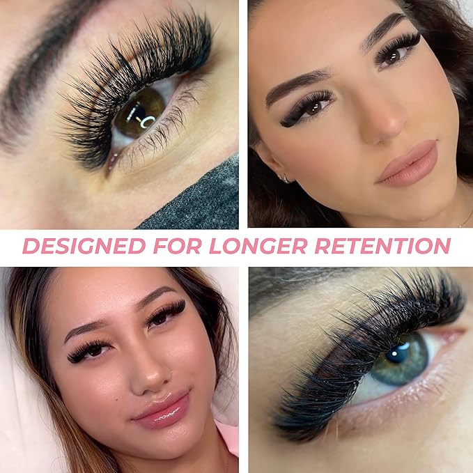 One V Salon Pro 10D Promade Loose Fans, 1000 Premade Mega Volume Lash Fans | C Curl | 0.05 mm | 8–15 mm Mixed Lengths | Thin Base, Hand-Crafted Eyelash Extensions (10D-0.05-C-Curl)