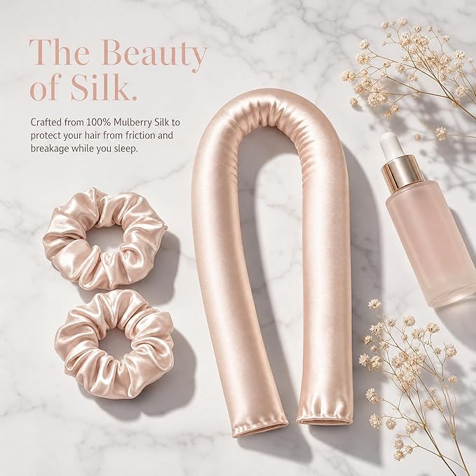 ZKSM Heatless Curls Overnight Hair Curlers to Sleep in,Heatless Hair Curler Velvet, Overnight Blowout Rods Heatless Curls for Short Long Hair All Hair Types Styling Tools（6PCS）