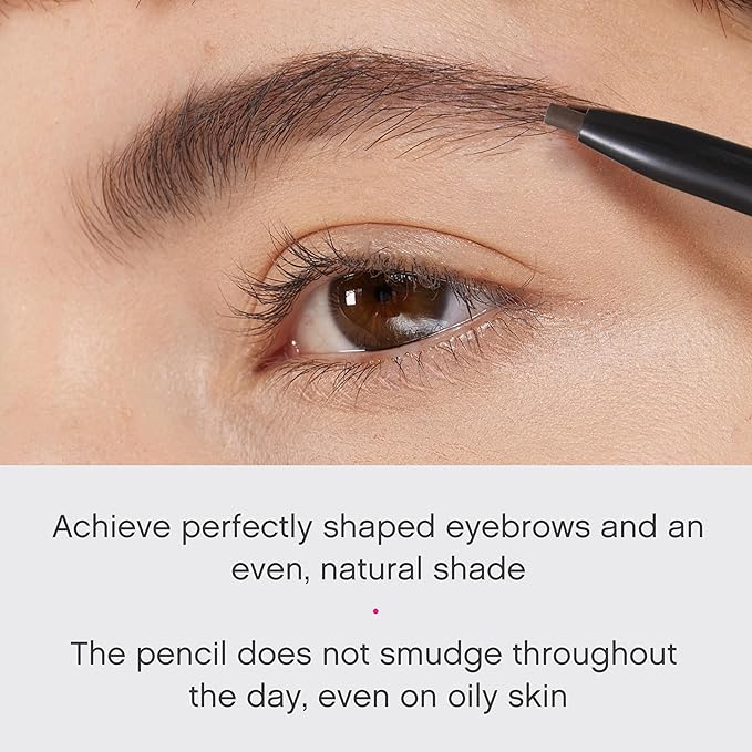 Vivienne Sabó Brow Arcade Eyebrow Pencil – Micro Definer with Spoolie Brush, Smudge-Resistant Color for Natural-Looking Arches and Precision Shaping, Shade 06 Graphite Grey, 0.035 oz