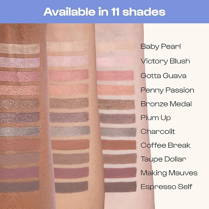 ALLEYOOP 11th Hour Waterproof Cream Eyeshadow Stick – Long-Lasting Eye Shadow Pencil & Eyeliner, Cream to Powder Stick & Highlighter – Smudge-Proof Eyeshadow Matte, Taupe Matte