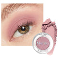 MAKI YIKA Mauve Taupe Plum Matte Single Eye Shadow Palette for Women, Pigmented Mauve Eyeshadow Powder for Brown Eyes Color Stay Long Lasting Waterproof Eye Makeup Palette, #10