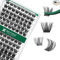 Lash Clusters,96 Pcs Cluster Lashes D Curl 10-18MIX DIY Lash Extensions Eyelash Clusters,KEYYOU Volume Wispy Individual Lashes Soft&Comfortable Easy DIY at Home(Y01,D-10-18MIX)