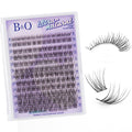 B&Q Natural Lash Clusters 05 - Cluster Eyelash Extensions, Pestañas Postizas Naturales Style Eyelashes Comfort Fit - Day-to-Night Natural Effect - Office & Date Ready For Effortless Beauty(8-16mix)