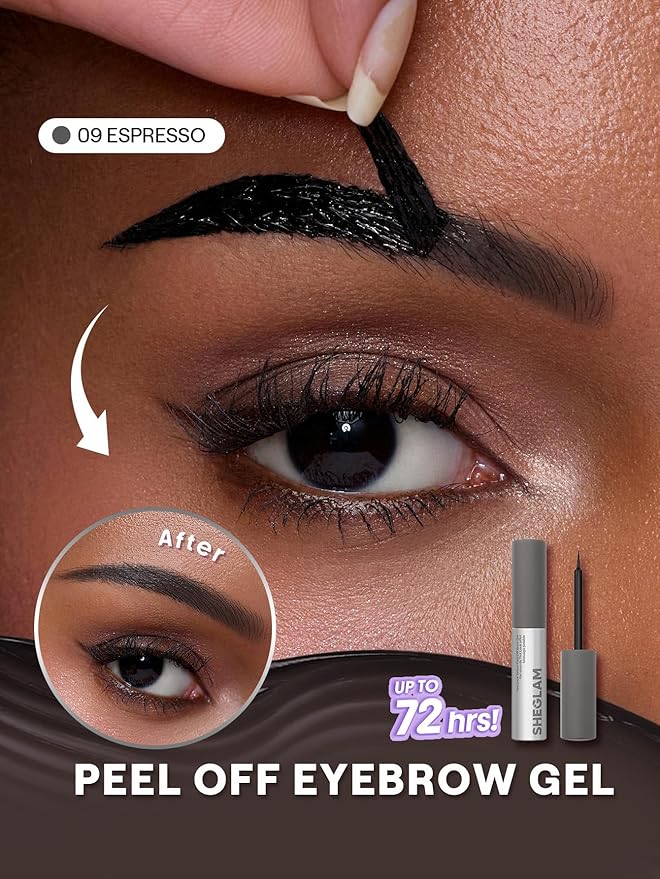 SHEGLAM Tint Lock Tattoo Peel off Brow Gel - Espresso