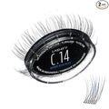 Lashify Curl 14mm Gossamer Eyelash Extensions Refill in Ombre Blue, Easy DIY False Lashes for a Natural Look