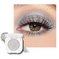 KYDA Silver Glitter Eyeshadow, Sparkling Metallic Silver Eyeshadow, Ultra-fine Lightweight, Crease-proof High Pigmented Formula, Mini Glitter Eyes Makeup, Cold Brew