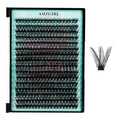 Lash Clusters 320Pcs 70D Eyelashes Cluster D Curl Individual Wispy Lashes Cluster for DIY Cluster Eyelash Extensions at Home for Beginners (Mix10-16mm)
