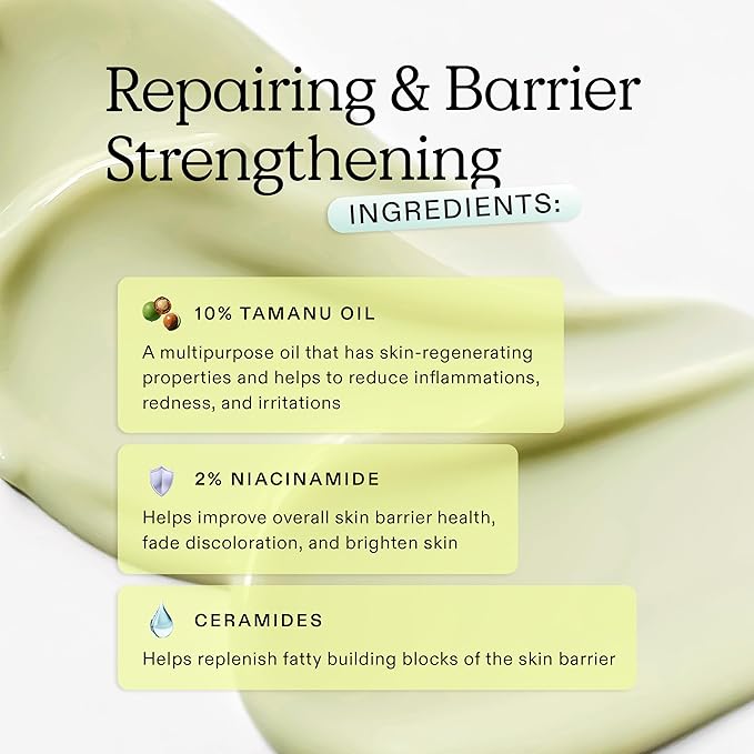 KraveBeauty Great Barrier Relief Serum for Dry or Sensitive Skin, Hydrates and Repairs the Skin Barrier, Soothing Facial Serum with Ceramides & Niacinamide, Fragrance Free, 100 mL