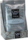 One With Nature 100% Pure Dead Sea Salt for Bath Fragrance Free, 2.5oz 6Pack. High in 21 Essential Minerals, Such as Magnesium, Sulfur, Zinc, Potassium. Skin Nourishing and Therapeutic.