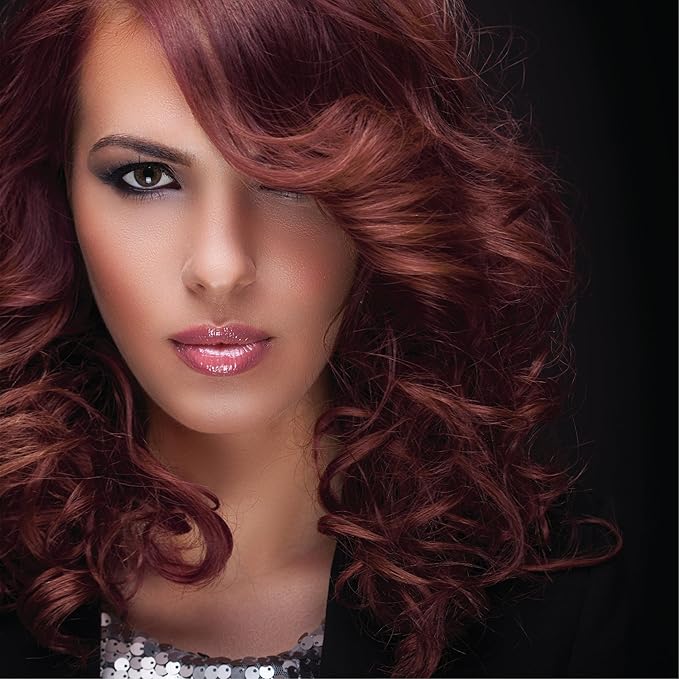 Root Touch-Up Hair Mascara Temporary Gray Roots Concealer (BURGUNDY)