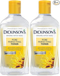 Dickinson's Original Witch Hazel Pore Perfecting Toner | 100% Natural Distilled Witch Hazel | America's #1 Toner | Refines Pores | Removes Impurities & Oil | 16 Fl Oz (Pack of 2)
