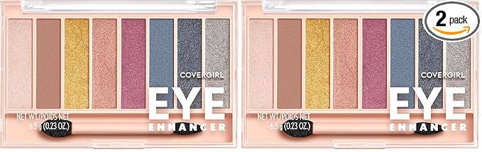 COVERGIRL TruNaked Queenship Eyeshadow Palette, 8 Shades, Flawless Look, 2 Pack, Matte, Shimmer, Lush, Smooth, Blendable, Rich Payout