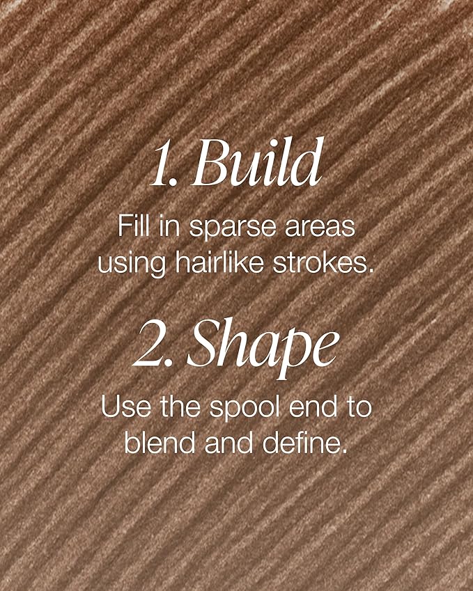 Mineral Fusion Retractable Brow Pencil (Medium Brown) - TZR 2025 Beauty Heroes Award Winner - Shape & Define Eyebrow with Blending Spoolie Brush - Velvety Smooth, Long-Lasting Color - Vegan Formula