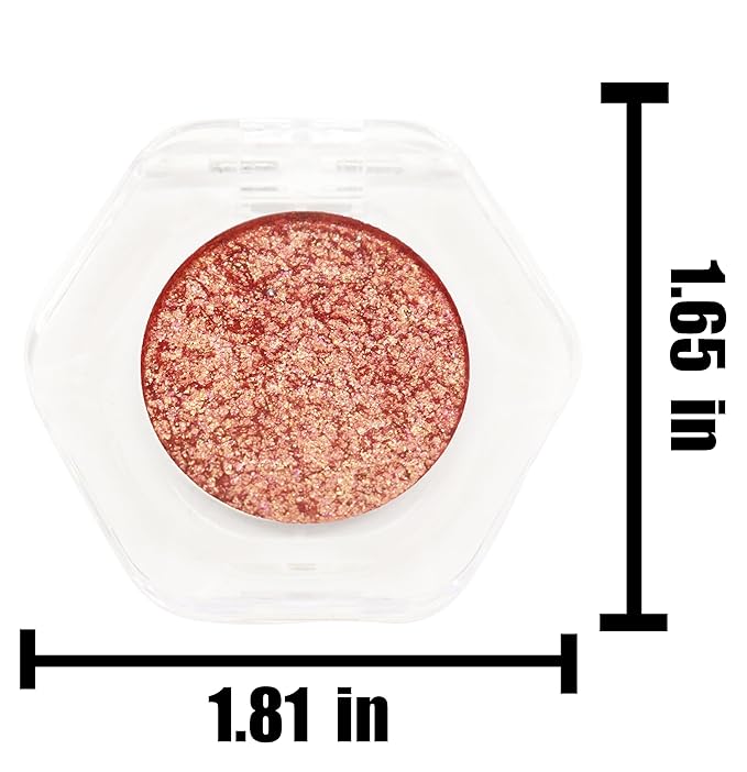 Bistopia，Pearlescent cream eyeshadow, shimmering, with a smooth texture that blends easily; a translucent metallic glitter eyeshadow that delivers a long-lasting, sparkling finish, 2g (#24)