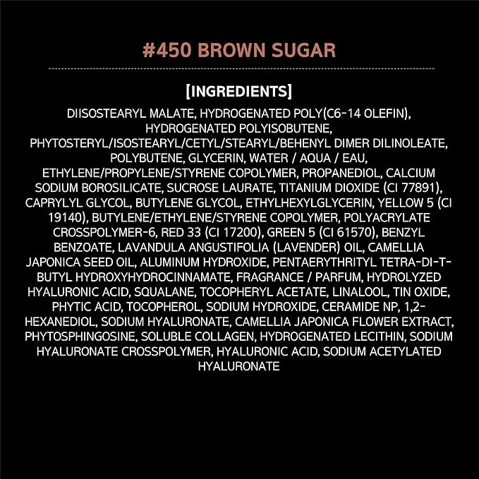 HERA Sensual Tinted Shine Lip Serum #450 BROWN SUGAR | Weightless Sleek Shine, Transfer-Resistant Color, 12-Hour Soft Lip Stain Oil, Double Hydration wih Hyaluronic Acid, High-Gloss Finish, 0.30 oz.