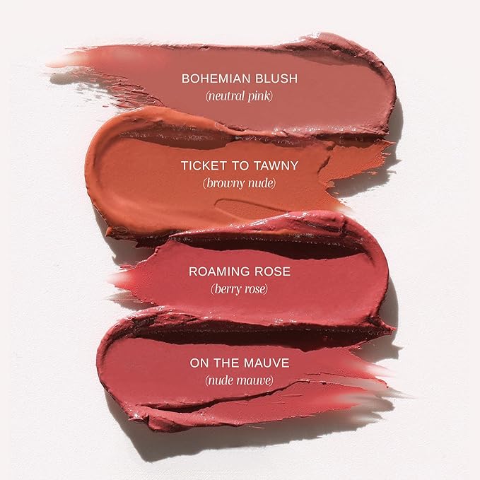 Wander Beauty Lipsetter Dual Cream Lipstick + Lip Liner - Ticket to Tawny - Ultra-Smooth, Hydrating Lipstick and Brown Nude Lip Liner with a Soft Matte Finish - Made with Squalane & Peptides (1 Count)