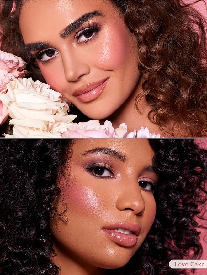 SHEGLAM Color Bloom Dayglow Liquid Blush Makeup for Cheeks Shimmer Finish - Love Cake