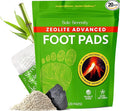 Sole Serenity Foot Pads - Zeolite Mineral, Ginger Root, Wormwood, Bamboo Vinegar, Foot Spa for Achy Feet - 20 Pads