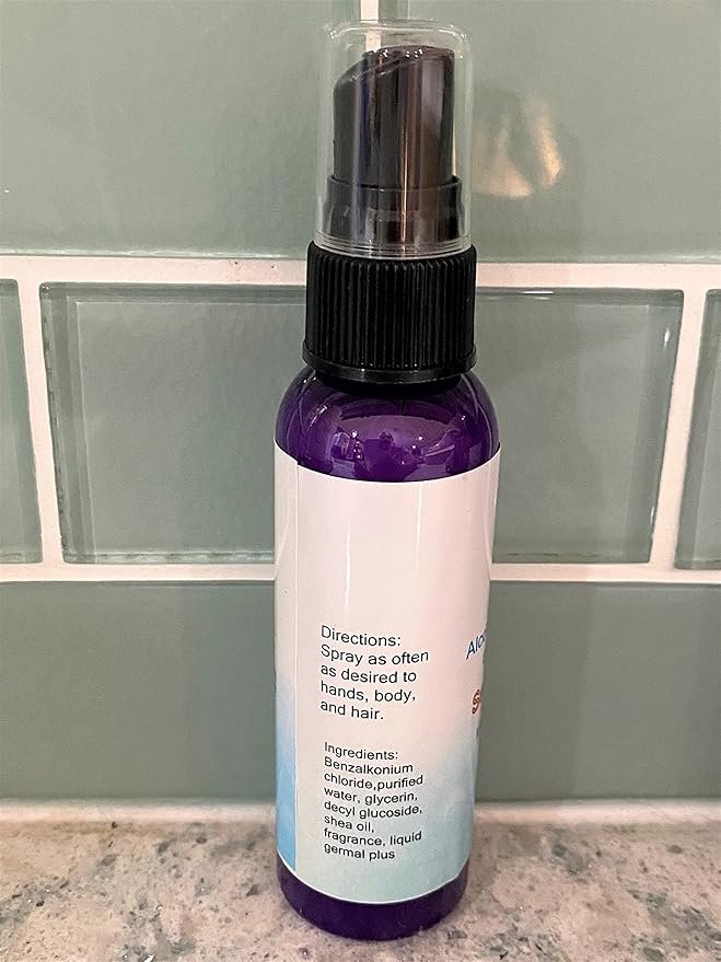 Diva Stuff Hand and Hair Spray With Moisturizing Shea Oil, Sea Salt and Yuzu Scent, 2 oz