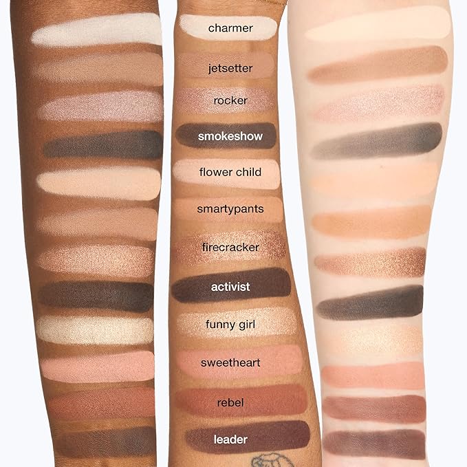 tarte tartelette in bloom Amazonian clay palette – Full-Size Eyeshadow Palette with Neutral Matte & Shimmer Finish, Longwear Buildable Makeup, Vegan & Cruelty-Free