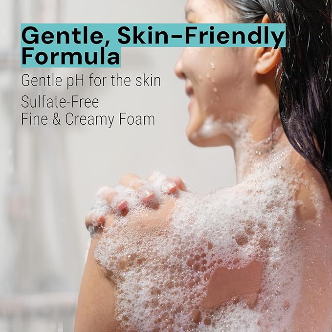Panier des Sens - Jasmine Moisturizing Body Wash for Women & Men - Gentle Shower Gel - 96% Natural - Normal, Sensitive Skin - Body Care Made in France, SLS Free, Vegan - 6.8 floz