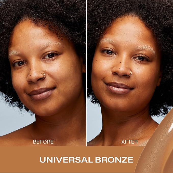 LUMENE Invisible Illumination Instant Glow Beauty Serum | Universal Bronze Shade | Face Makeup & Brightening Serum | Lightweight, Buildable Coverage | Vegan | 30 ml