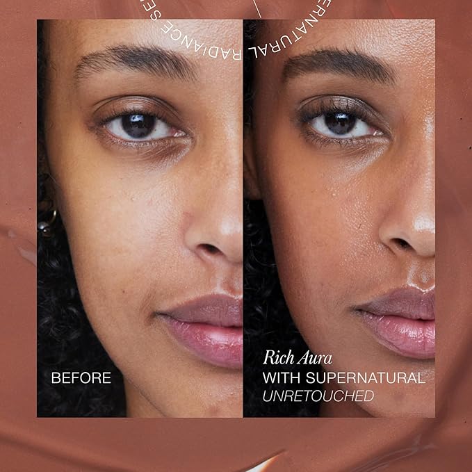 RMS Beauty Supernatural Radiance Serum SPF 30 - Lightweight Hydrating Facial Sunscreen with Antioxidants Natural Glow Enhancer Broad Spectrum UVA/UVB 1 oz