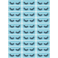 Wholesale Lashes, 3D Faux Mink Eyelash Bulk, 18mm Handmade Reusable Eye Lash, Dramatic Fluffy False Lash with Glitter Portable Packing (30 pairs - A20)