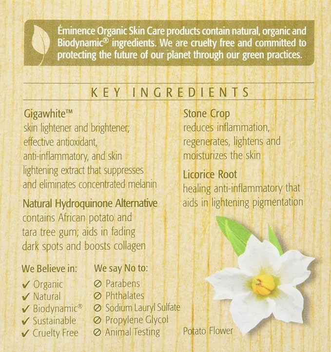 Eminence Organic Skincare Bright Skin Masque, 2 Ounce