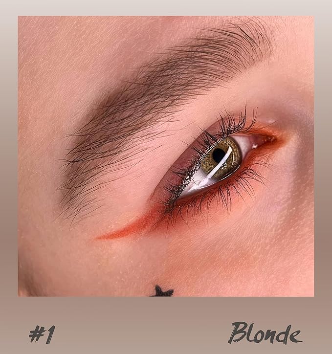 Eyebrow Permanent Makeup Ink Blonde Long Lasting Permanent Pigment for Microblading Saturated and Natural Colored Ink for Eyebrow Tattoo (0.2 oz)