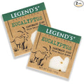 Legend's Creek Farm Goat Milk Soap - Cleansing Moisturizing Bar for Hands and Body - 5 Oz Creamy Lather, Nourishing, Gentle Natural Soap for Sensitive Skin (Eucalyptus, Pack of 2)
