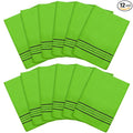 Tatuo 12 Pieces Korean Exfoliating Mitt Glove Italy Towel Body Skin Scrubber Exfoliating Scrubber for Remove Dead Skin Washcloth Korean (Small,Green)