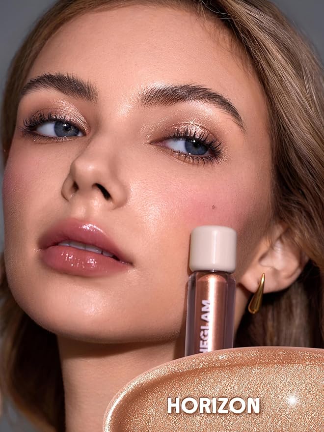 SHEGLAM Airglow Eye Tint 16 Hours Long-Lasting Liquid Eyeshadow Shimmer High-Impact Color Single Eyeshadow - Horizon