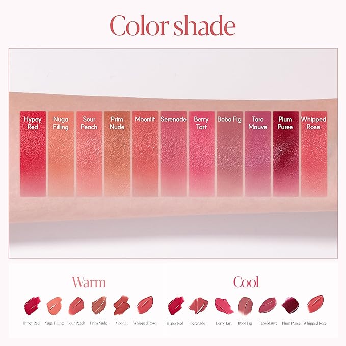 Espoir Couture Lip Tint Fitting Blur #8 Boba Fig | Smudge-Proof Fixing Lip Stain, Soft & Creamy Texture without Flaking, Lightweight and Comfortable Matte Finish, Korean Makeup, Vegan, 0.14 oz