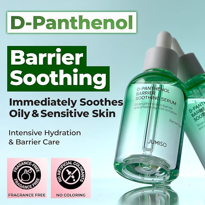 JUMISO D-Panthenol Hydrating Serum – 10 Types Hyaluronic Acid for Oily Dehydrated Sensitive Skin – Cooling Watery Texture, Non-Sticky, BHA + Niacinamide Pore Care – Fragrance-Free, Jumbo 2.37 fl oz